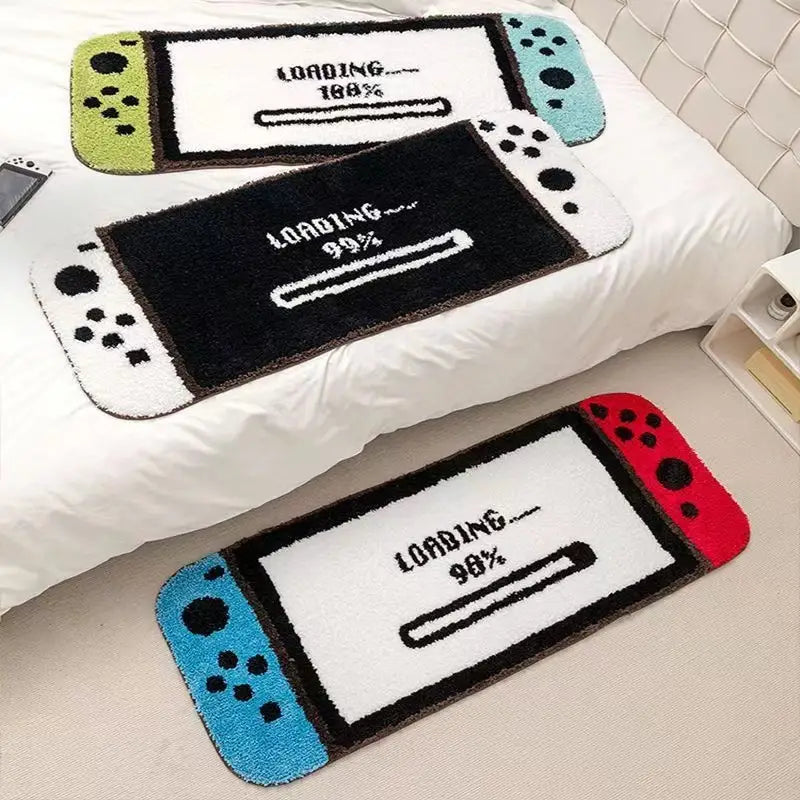 Gaming Console Print Area Rug for Bedroom and Living Room