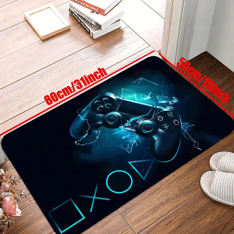 Game Controller Printed Non-Slip Area Rug for Home